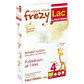Frezylac Organic Cereals Ρυζάλευρο µε Γάλα 200 gr