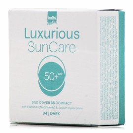 Intermed Luxurious Sun Care Silk Cover BB Compact SPF50+ Dark 12 g