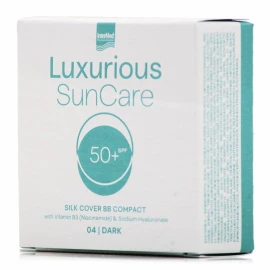 Intermed Luxurious Sun Care Silk Cover BB Compact SPF50+ Dark 12 g