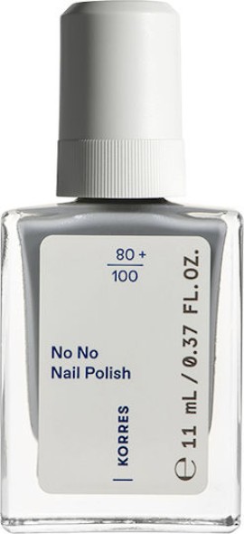 Korres No No Gloss Βερνίκι Νυχιών Μακράς Διαρκείας 75 Foggy Blue 11ml