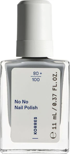 Korres No No Gloss Βερνίκι Νυχιών Μακράς Διαρκείας 75 Foggy Blue 11ml