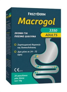 Frezyderm Macrogol Adults 3350 Powder for Oral Solution 20 sachets x 10 g