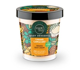 Natura Siberica-Organic Shop Body Desserts, Συσφικτική Κρέμα Σώματος Καραμέλα Καπουτσίνο, 450ml