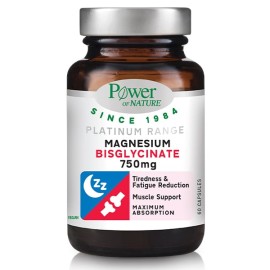 Power Health Platinum Range Magnesium Bisglycinate 750 mg 60 κάψουλες