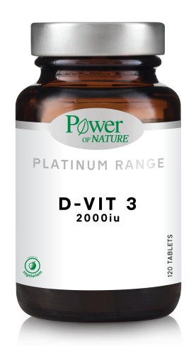 Power of Nature Platinum Range D-vit 3 2000 IU 120 tabs