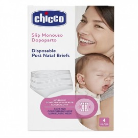 Chicco Mammy 4 Pack White Disposable Pregnancy Briefs