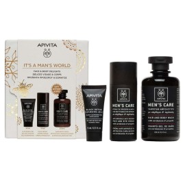 Apivita Its A Mans World Ανδρικό Σετ Περιποίησης Προσώπου και Σώματ...
