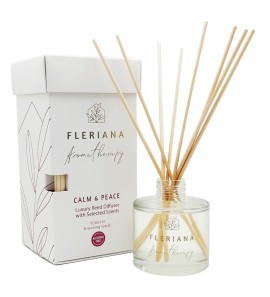 Fleriana Room Scent with Sticks Aroma Therapy Calm & Peace 100ml