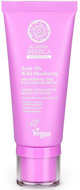 Natura Siberica Anti-Ox Wild Blueberry, Revitalizing Day Cream SPF20, 50ml