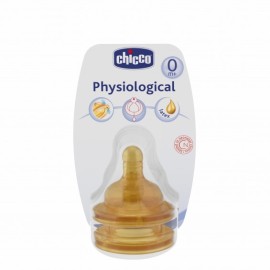 Chicco Rubber Nipple 0m+ Normal Flow