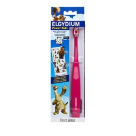 Elgydium Power Kids Ice Age Toothbrush Pink Ηλεκτρική Οδοντόβουρτσα Για Παιδιά