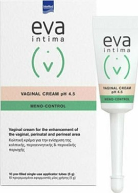 Intermed Eva Intima Meno-Control Vaginal Cream pH 4.5 10 applicator tubes x 5g
