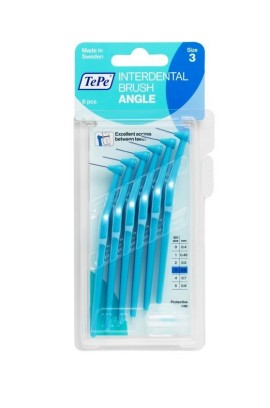 TePe International Brush Angle No.3 Blue 0.6mm 6pcs