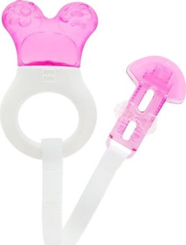MAM Polyclip Mini Cooler and Clip 2m and above Teething Polyclip with Water and Support Ribbon 2M+, 1 pc