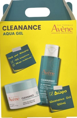 Avene Cleanance Mattifying Aqua-Gel Κρέμα Προσώπου για Ματ Αποτέλεσ...