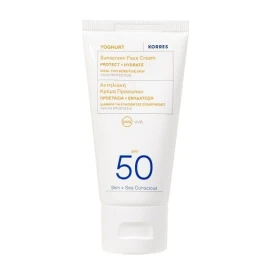 Korres Yoghurt Γιαούρτι Αντηλιακή Κρέμα Προσώπου SPF50 50 ml