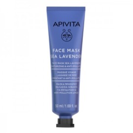 Apivita Face Mask Sea Lavender Face Mask With Sea Lavender For Hydration & Anti-pollution Action 50ml