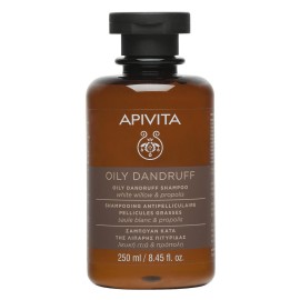Apivita Hair Care Shampoo Oily Dandruff white willow & propolis 250 ml
