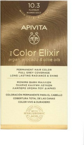 Apivita My Color Elixir 10.3 Blonde Gold 125ml