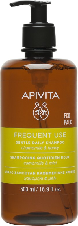 Apivita Hair Care Shampoo Gentle Daily chamomile & honey Eco Pack 500 ml