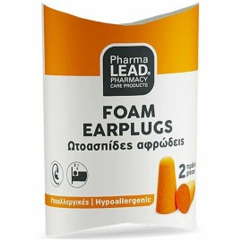 Pharmalead Foam Earplugs Ωτοασπίδες σε Πορτοκαλί Χρώμα, 2τεμ