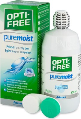 Alcon Opti Free Pure Moist Υγρό Φακών Επαφής 300 ml
