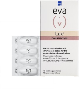 Intermed Eva Lax Constipation 10 πρωκτικά υπόθετα