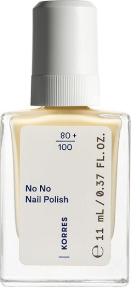 Korres No No Gloss Βερνίκι Νυχιών Μακράς Διαρκείας 32 Pastel Yellow...