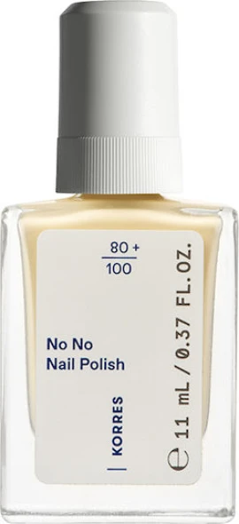 Korres No No Gloss Βερνίκι Νυχιών Μακράς Διαρκείας 32 Pastel Yellow...