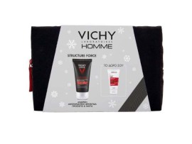 Vichy Homme Structure Force Anti-Aging Face & Eye Cream 50 ml + Gift Dercos Energy+ Stimulating Shampoo 50 ml