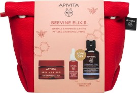 Apivita Beevine Elixir Wrinkle & Firmness Lift Cream Rich 50 ml + Firming Activating Lift Serum 10 ml + Cleansing Foam 75 ml