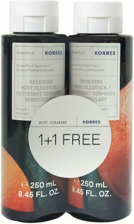 Korres Promo Body Cleanser Grapefruit 250ml 1+1