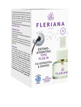 Fleriana Υγρό Εντομοαπωθητικό Χώρου Plug in 30 ml