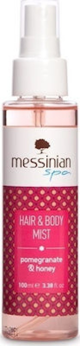 Messinian Spa Hair & Body Mist Pomegranate & Honey Eau Fraiche 100ml