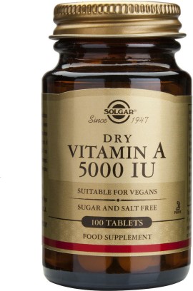 Solgar Dry Vitamin A 5000 IU 100 tabs
