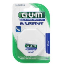 GUM Butlerweave Waxed Floss 55 m