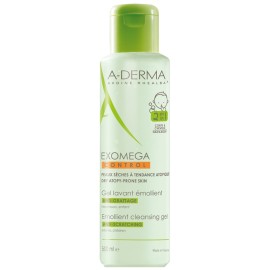 A-Derma Exomega Control Gel 2 en 1 corps et cheveux Καθαριστικό Τζελ για το Ξηρό Ατοπικό Δέρμα 500 ml