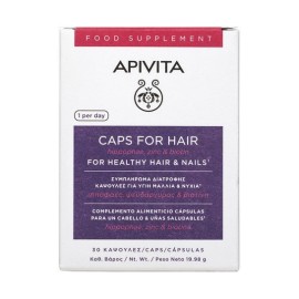 Apivita Caps for Hair hippophae zinc & biotin 30 caps