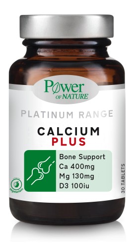 Power of Nature Platinum Range Calcium Plus 30 tabs