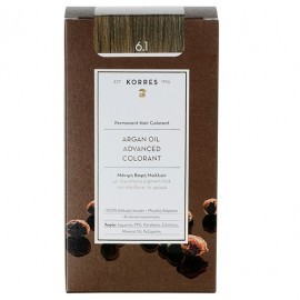 Korres Βαφή Argan Oil Advanced Colorant 6.1 Ξανθό Σκούρο Σαντρέ
