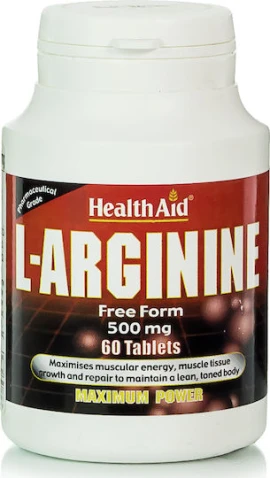 Health Aid L-Arginine 500 mg 60 tabs