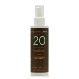 Korres Walnut + Coconut Καρύδι και Καρύδα Clear Sunscreen Body Spray SPF20 Διάφανο Αντηλιακό Σώματος 150 ml