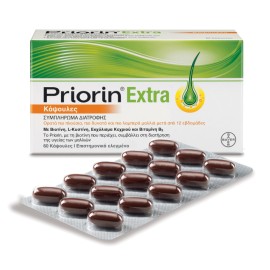 Priorin Extra, Nutritional Supplement for Hair Health, 60 Capsules