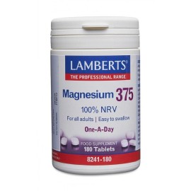 Lamberts Magnesium 375mg, 180tabs