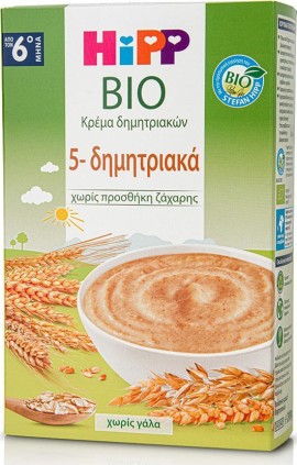 Hipp Bio Cream 5-Cereal 6m+ Sugar Free 200gr