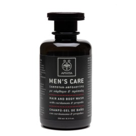 Apivita Mens Care Σαμπουάν-Αφρόλουτρο κάρδαμο & πρόπολη 250 ml