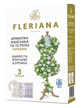 Fleriana Αρωματικό Ρούχων Γαρδένια 3 φακελάκια