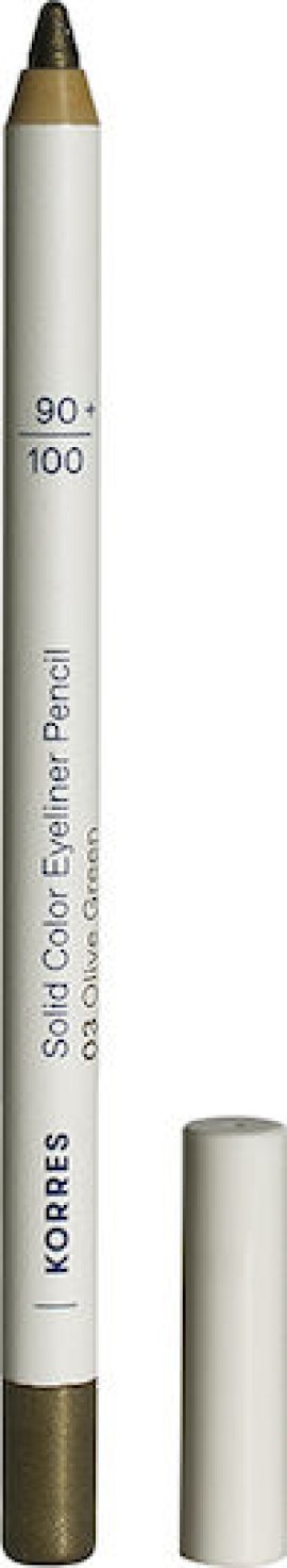 Korres Solid Color Eyeliner Pencil Μολύβι Ματιών 03 Olive Green 1.2g