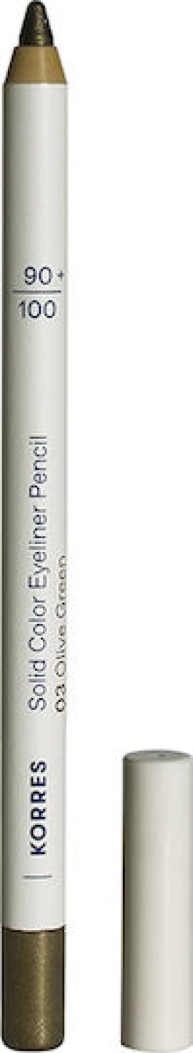 Korres Solid Color Eyeliner Pencil Μολύβι Ματιών 03 Olive Green 1.2g