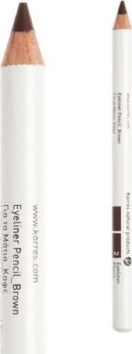 Korres Solid Color Eyeliner Pencil Μολύβι Ματιών 02 Brown 1.2g